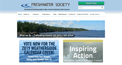 Desktop Screenshot of freshwater.org